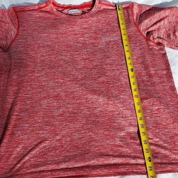 Columbia Red & White Tee Shirt XL - Picture 10 of 14